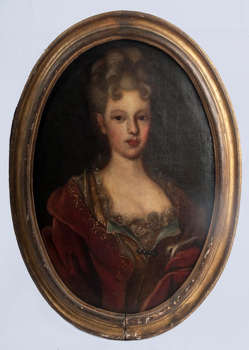 Autore Ignoto, Ritratto di nobildonna, dipinto ad olio su tela
