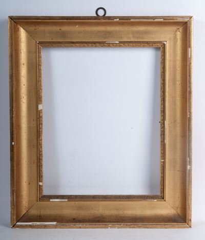 Cornice in legno dorato, fine XIX secolo