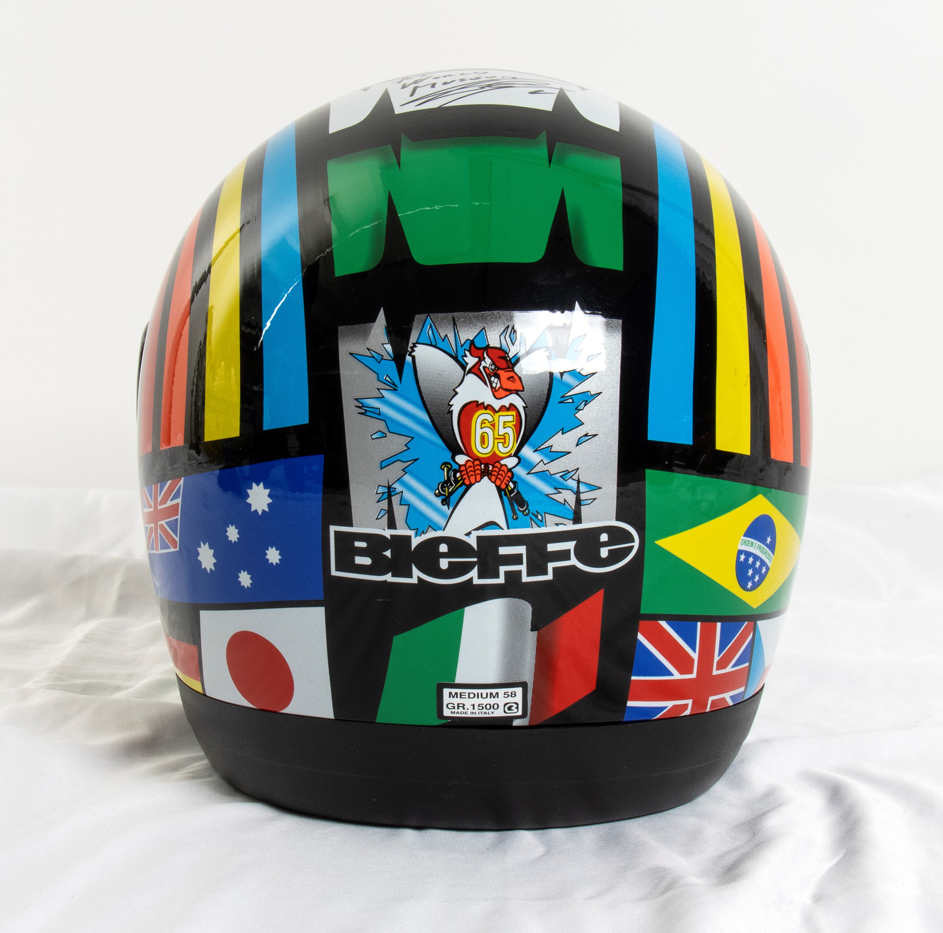 Capirossi Loris , Casco Motociclistico