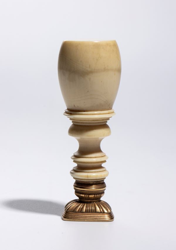 Sigillo per ceralacca, impugnatura in avorio