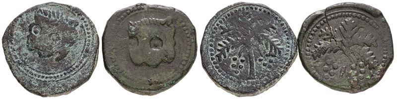 Guglielmo II, Lotto di 2 trifollari del Regno di Sicilia (1166-1189), in argento