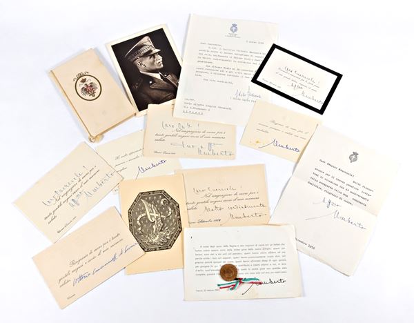 LOT composed of SAVOIA RECEPTION AND THANKS PROGRAMS, GRAPHICS and LA PENTOLACCIA PROGRAMS