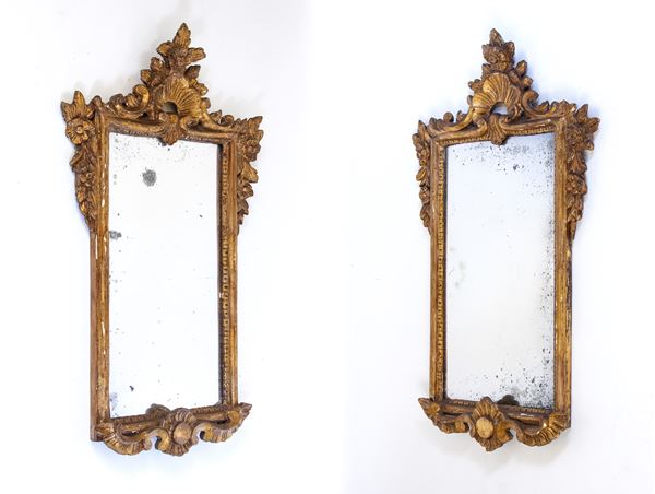 Coppia di specchiere in stile Luigi XVI