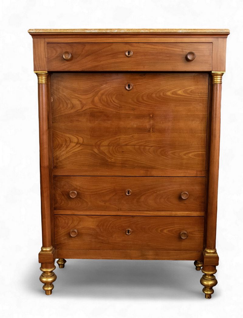 Secretaire in ciliegio, Italia, XIX secolo