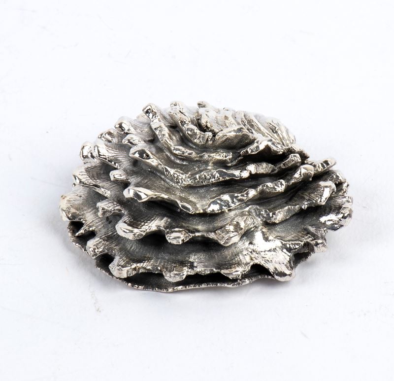 Federico Buccellati - Buccellati Federico, Conchiglia in argento 800/1000 punzonata