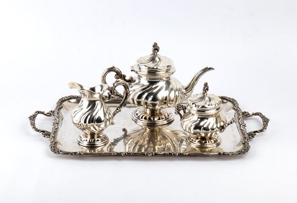 Italian silver tea and coffee set