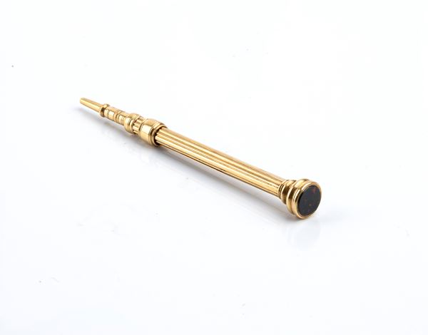 Antique Edwardian gold mechanical pencil 