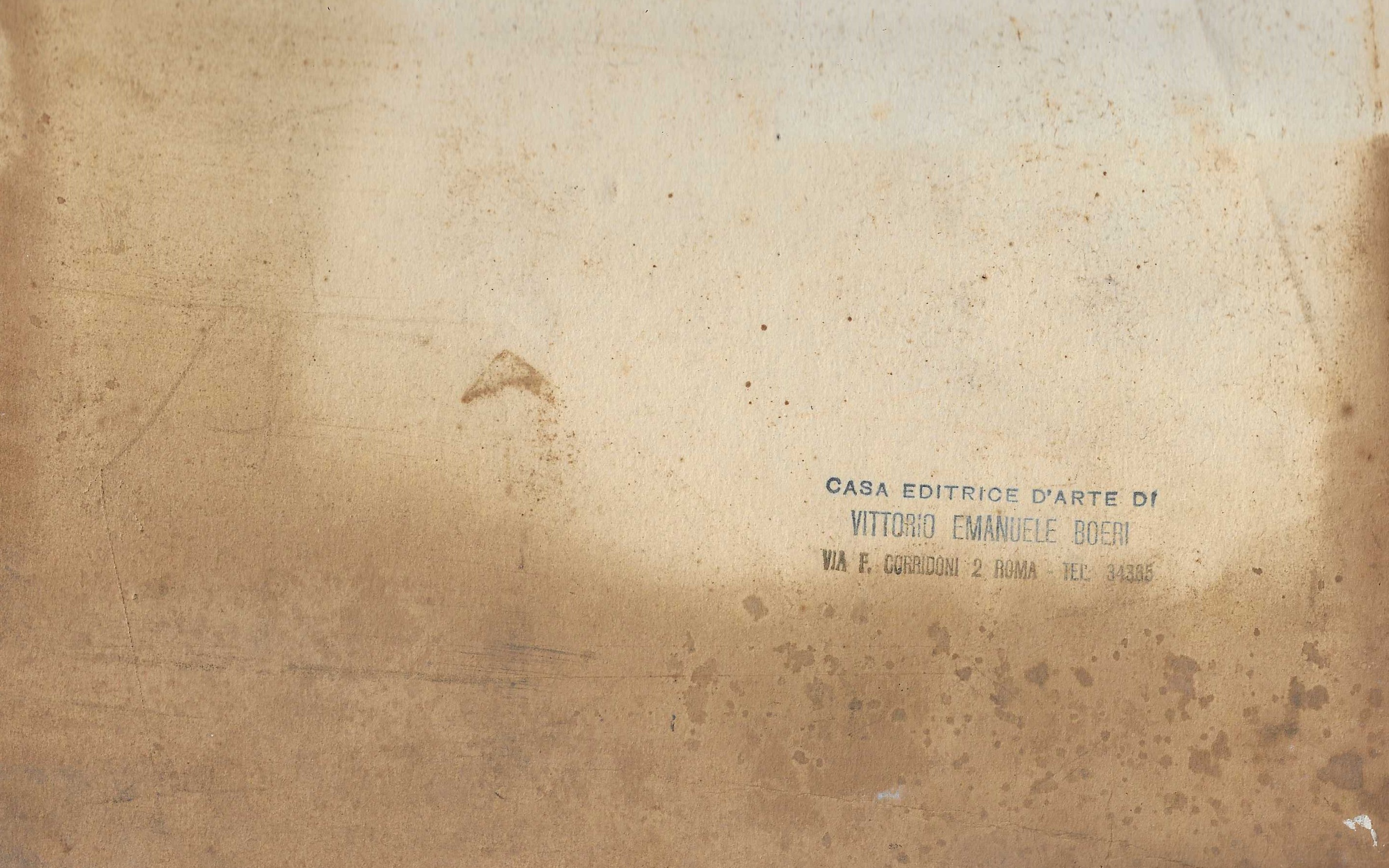 Paschetto - Bozzetto LITTORIALI Opera Nazionale Balilla