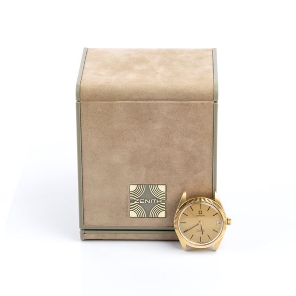 ZENITH - Orologio polso in oro, anni 80