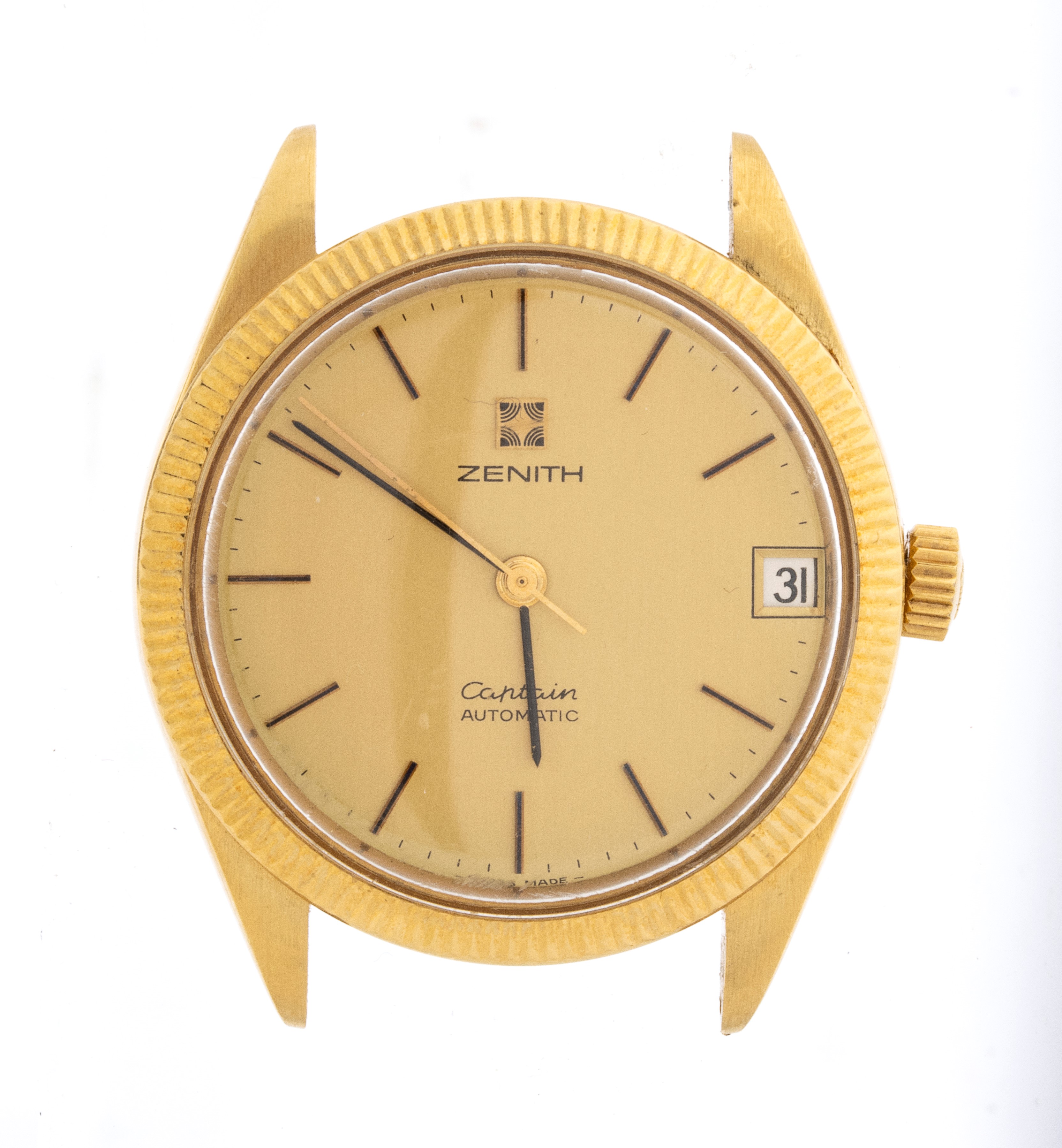 Zenith - Orologio da polso in oro 18k con movimento automatico Cal. 2572, anni ’80