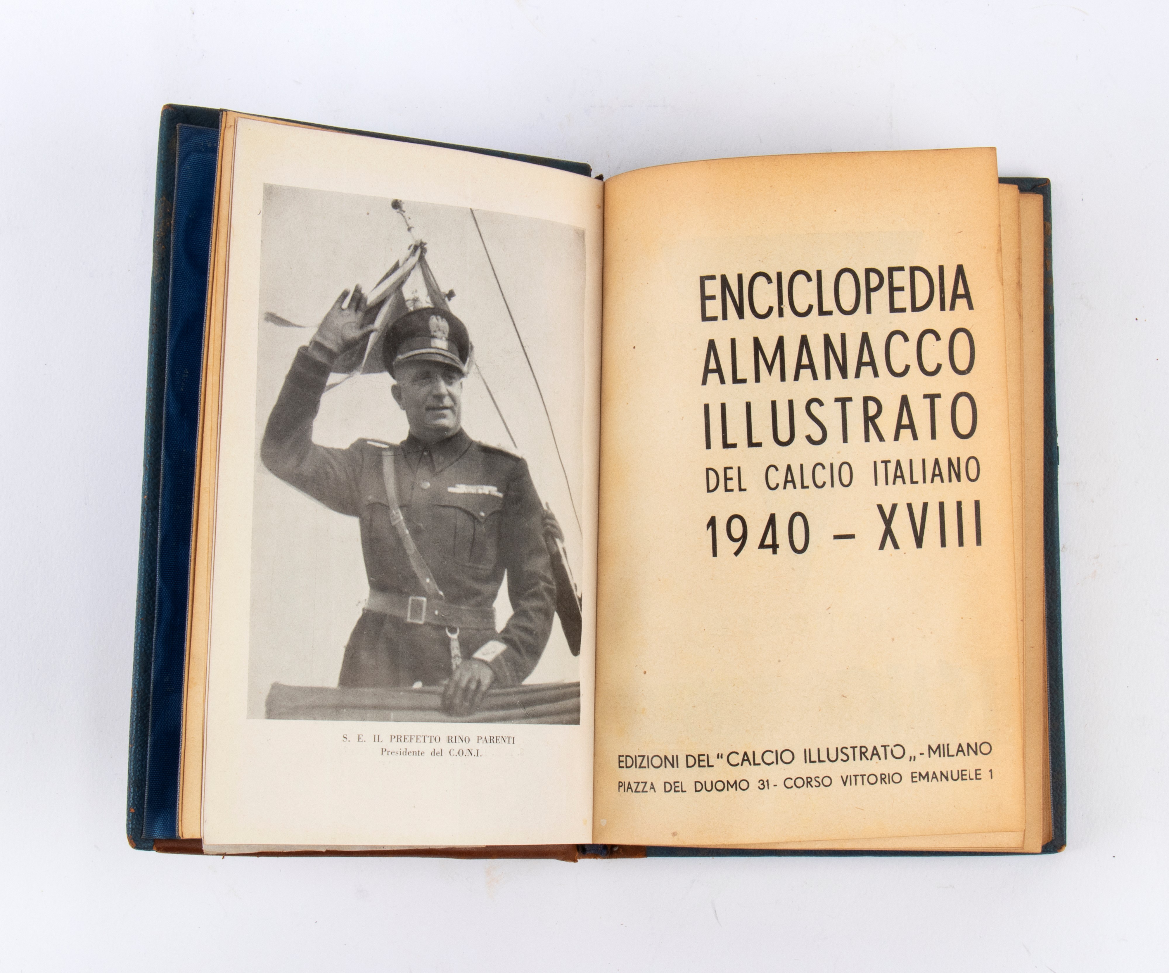 Enciclopedia Almanacco Illustrato del Calcio 1940