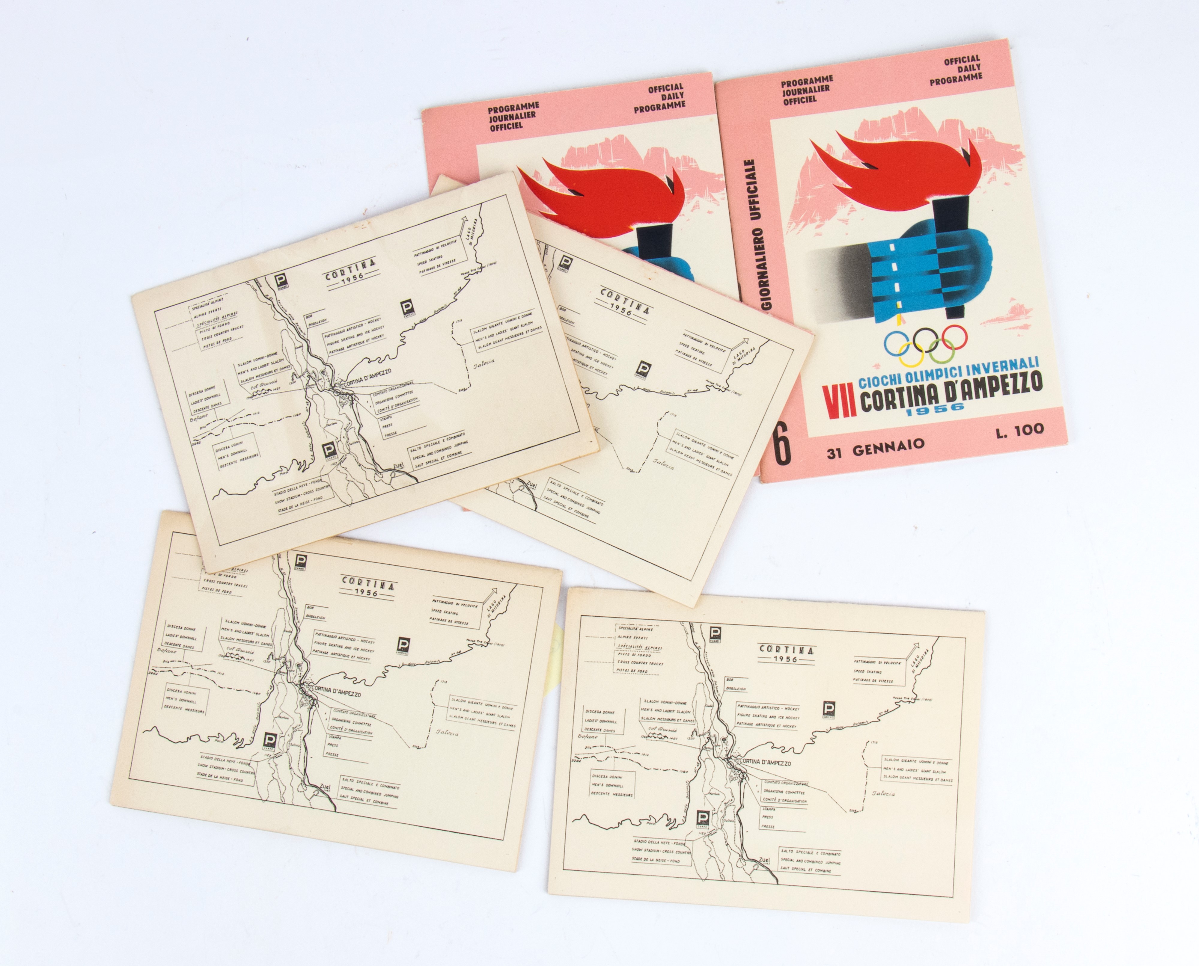 Olimpiadi - Giochi Invernali - Cortina 1956
