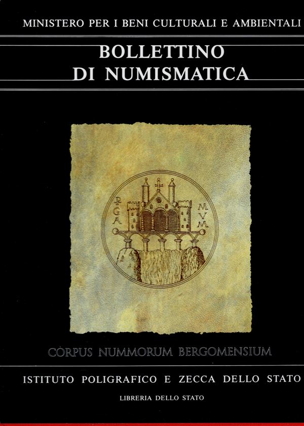 AA. - VV. -  Corpus Nummorum Bergomensium. Roma, 1997. 2 volumi completo. pp. 998, tavole e ill. nel testo. ril ed con cofanetto, ottimo stato. importante lavoro su questa zecca lombarda.