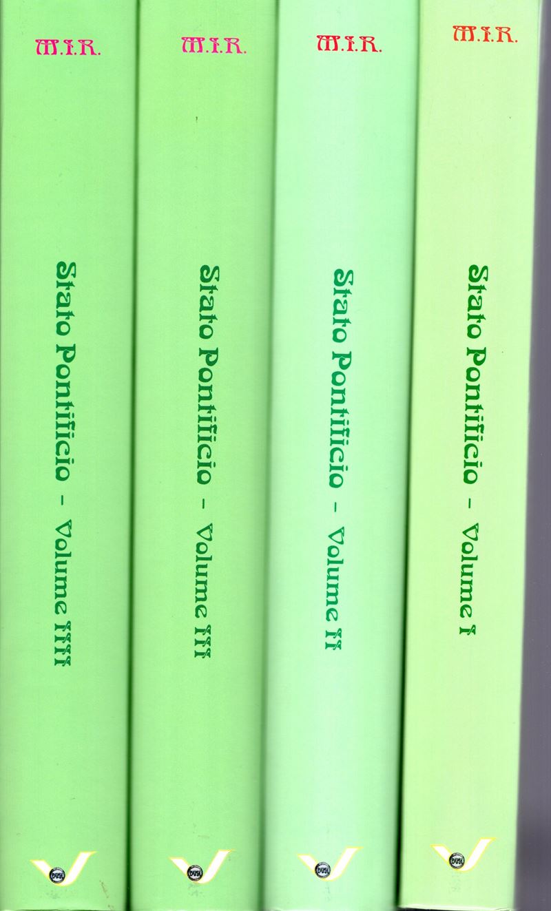 TOFFANIN Alessandro - Monete italiane regionali. Stato Pontificio. 4 volumi opera completa 2017\2...