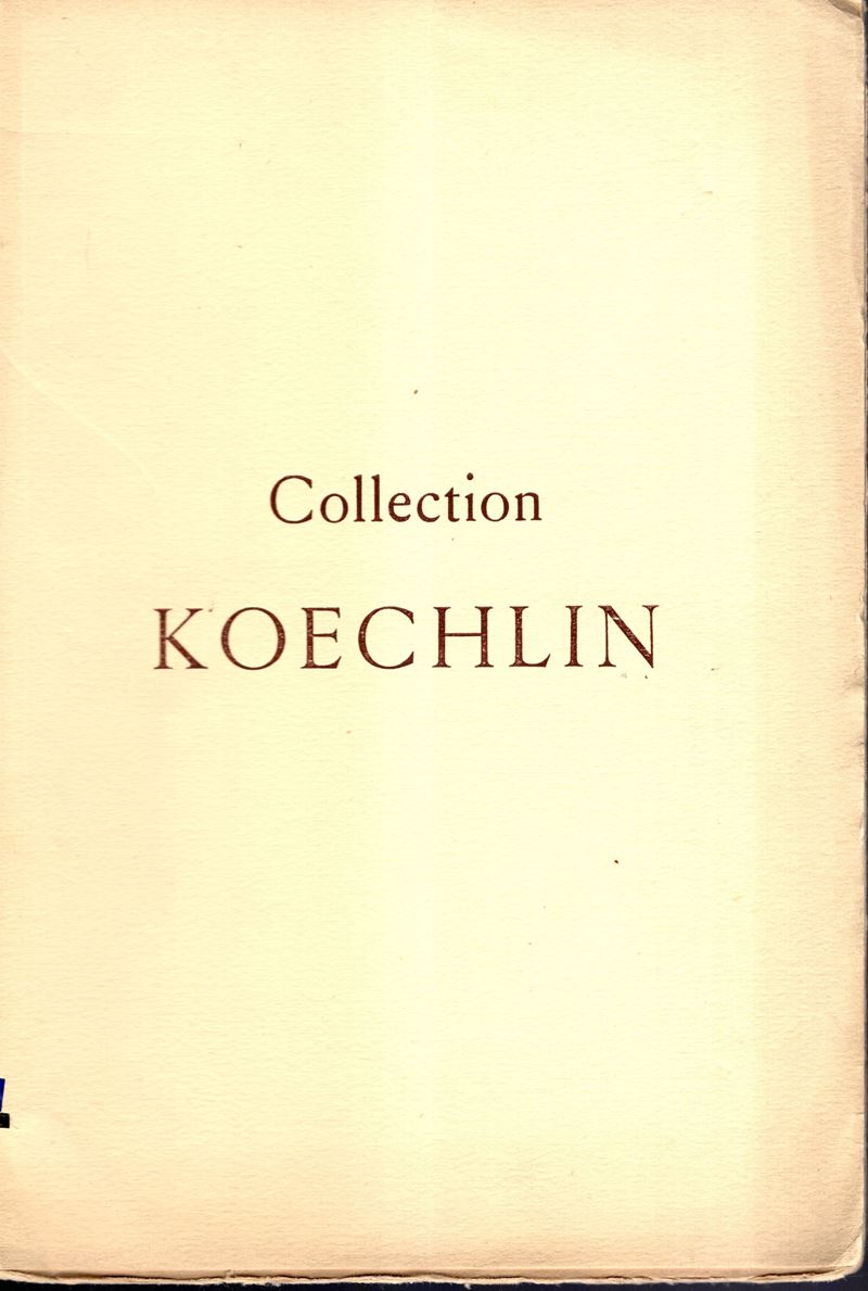 BOURGEY Etienne – Paris 15/19-Mai.1925. Collection Emile Koechlin. Monnaies francaises et entrang...