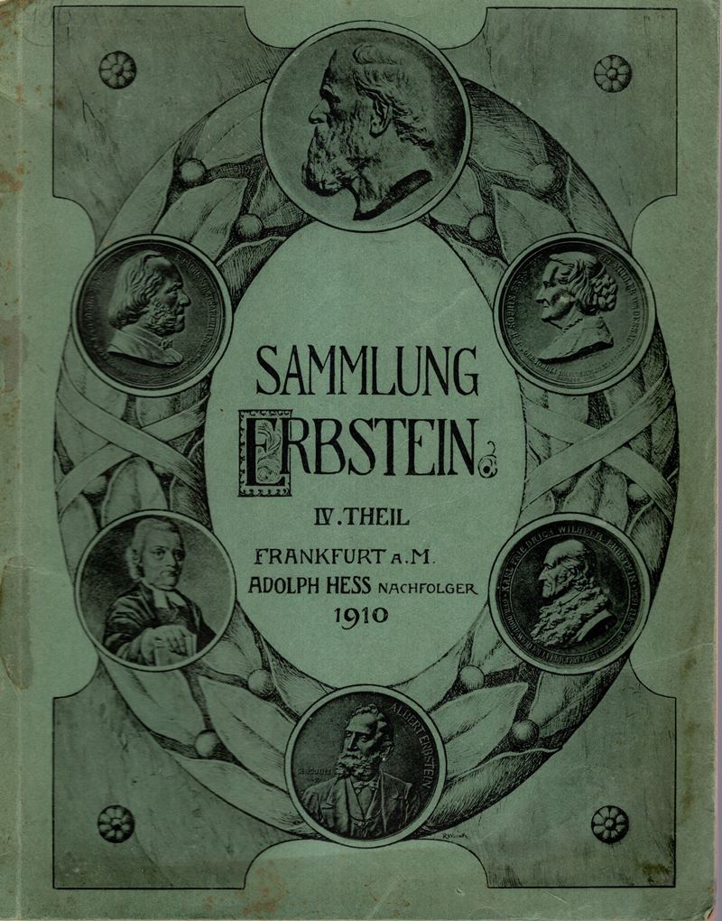 HESS Adolph nach. Frankfurt am Main, 18 - April, 1910. Sammlung Richard Julius Erbstein. IV teil....