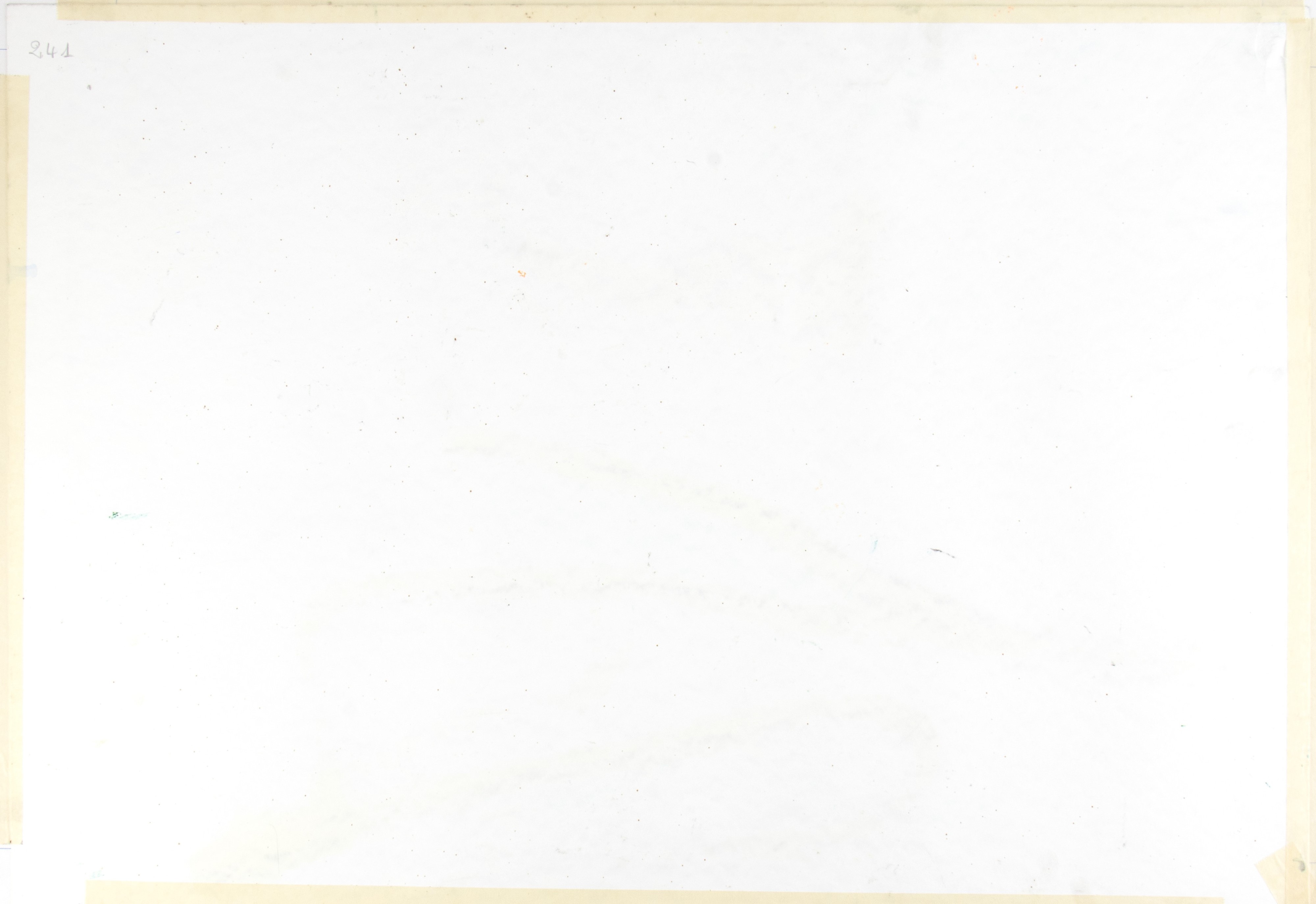 Mario Schifano - Senza titolo (1990) - Smalto, acrilico e grafite su carta