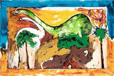 Senza titolo (1993), smalto e acrilico su tela