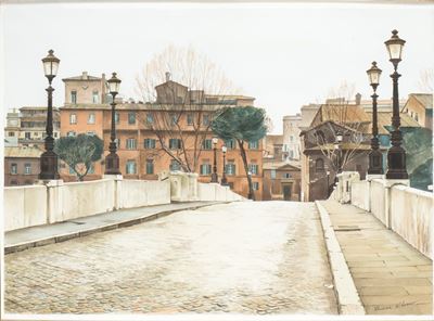 Senza titolo, acquarello su carta