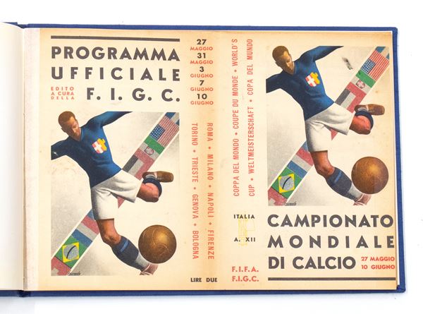 Mondiali calcio ROMA 1934 - programma