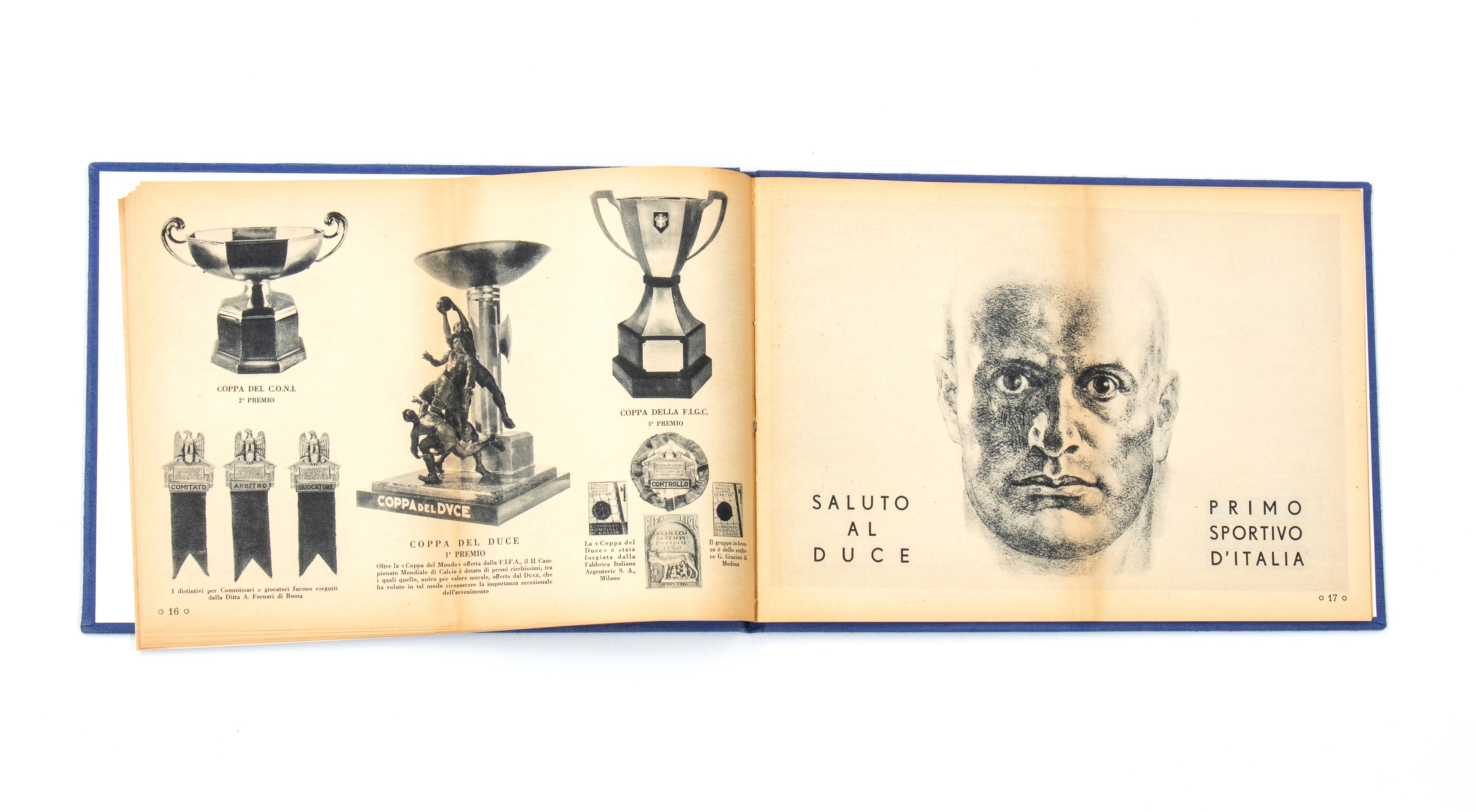 Mondiali Calcio Roma 1934 - Programma