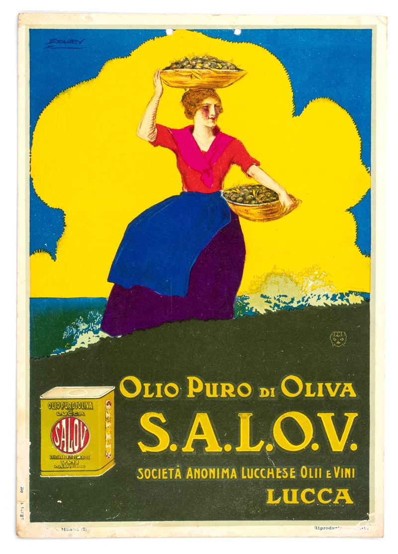 Mauzan, Achille Luciano - Olio s.a.L.o.V.
