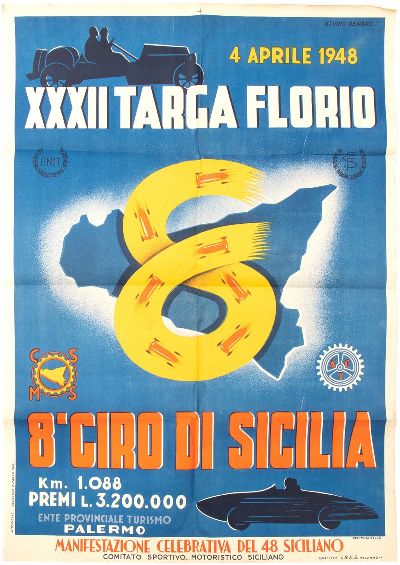 XXXII Targa Florio - Manifesto