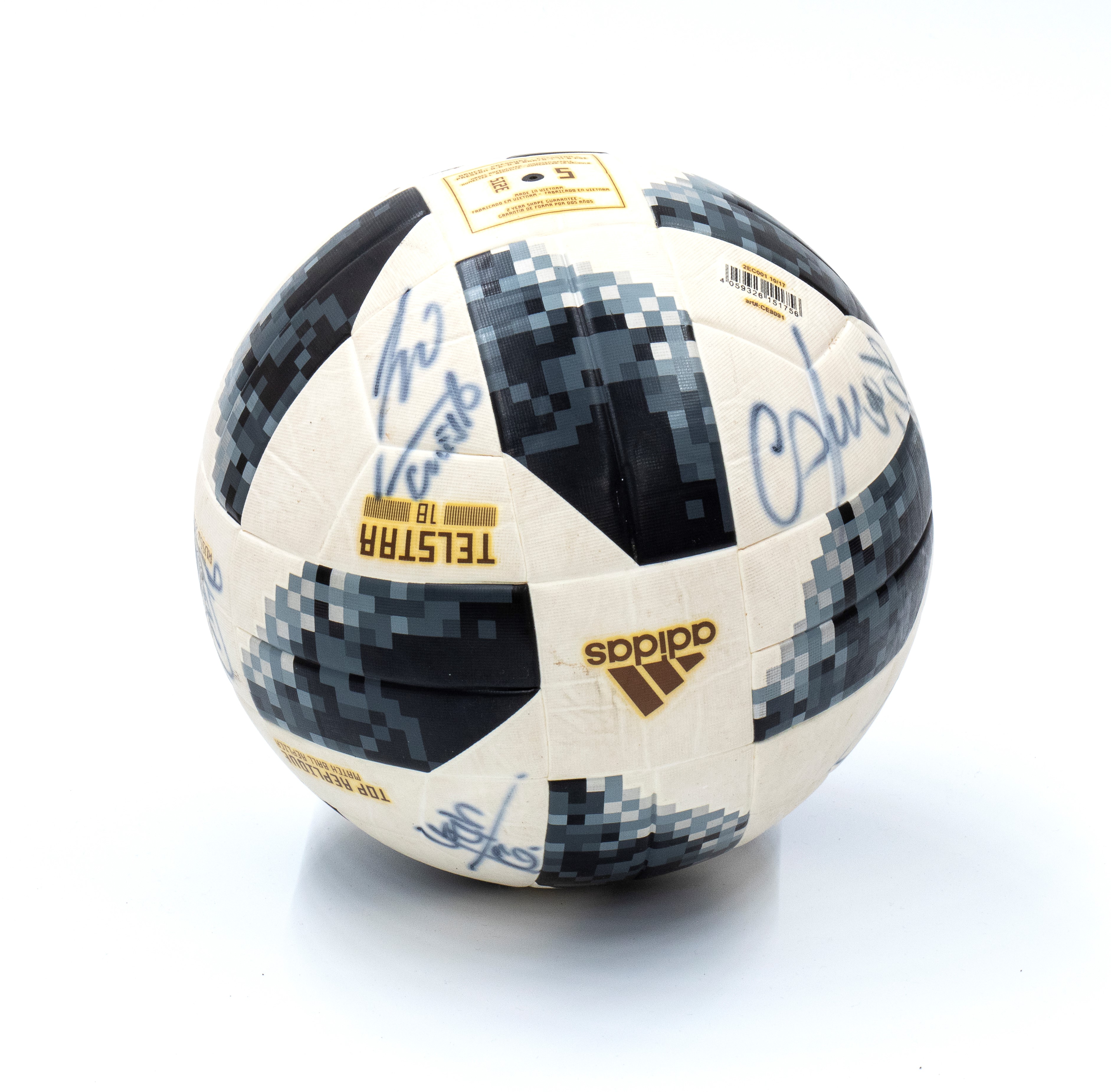 Calcio - Russia 2018 - Pallone Cuoio Autografato