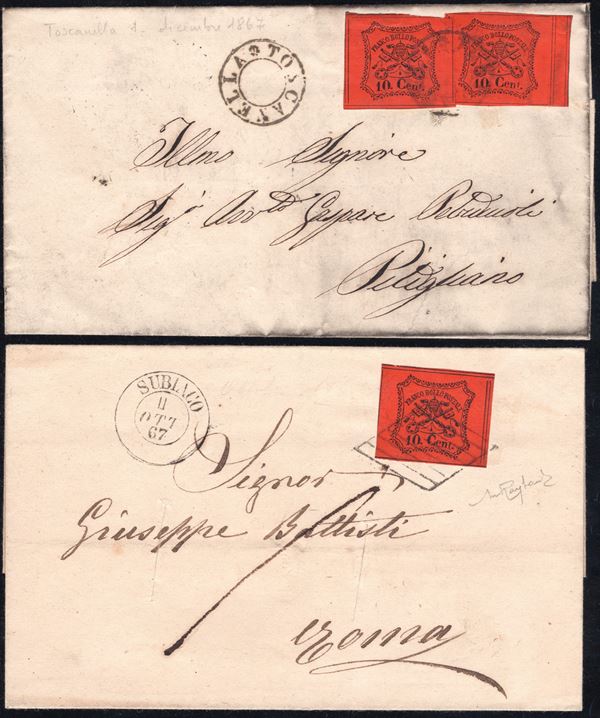 Pontificio - II e III emissione, interessante insieme di centinaia di pezzi.