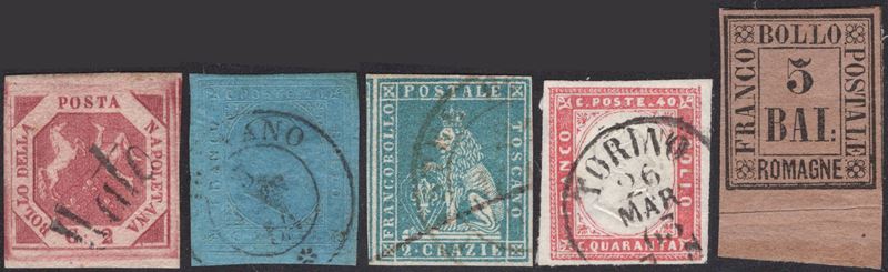 Collezione di Francobolli degli Antichi Stati Italiani, 1850