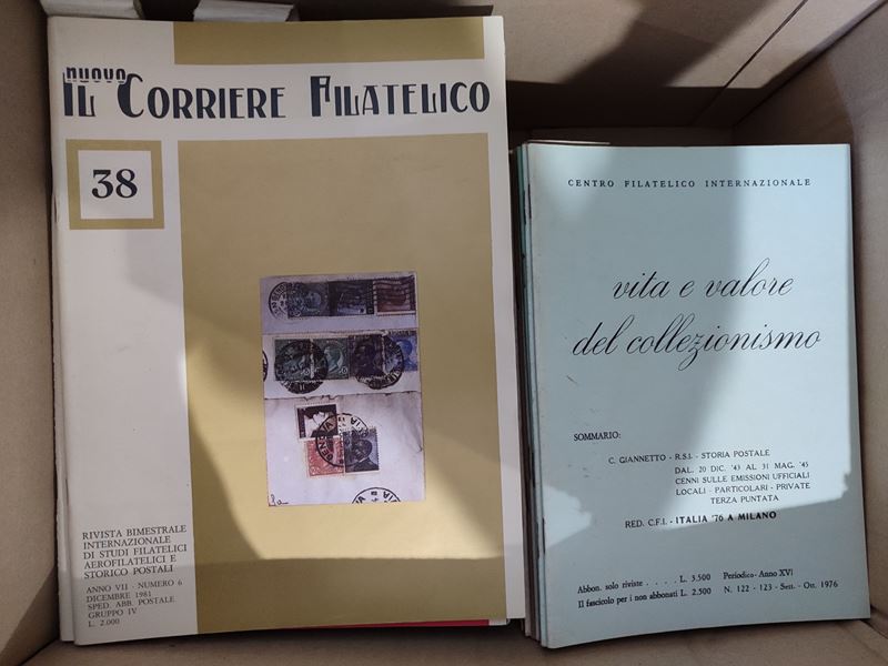 Collezione di riviste filateliche, ''Il nuovo corriere filatelico'', ''Filatelia Italiana'' e ''V...