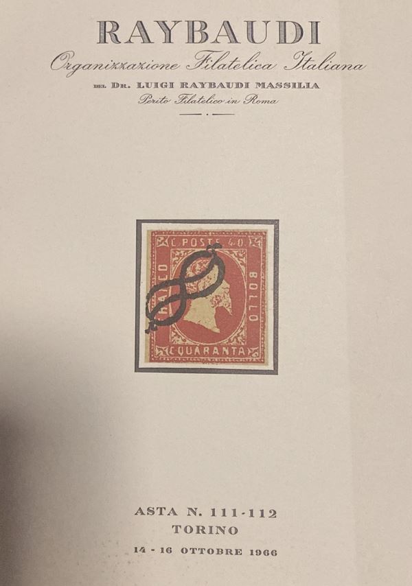 Cataloghi d'asta - Insieme selezionato di cataloghi d'asta incentrati sull'area italiana.