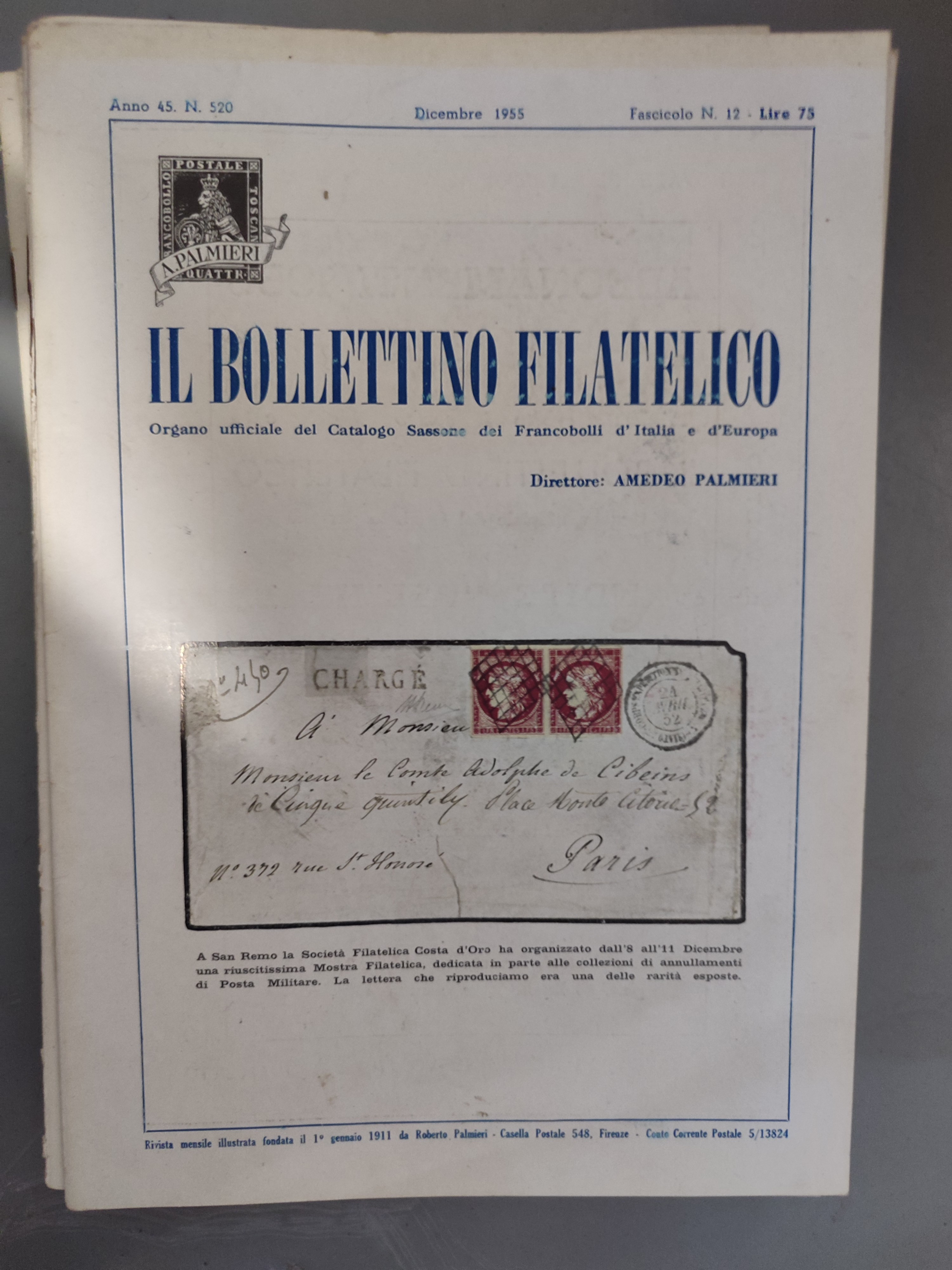 Collezione di Riviste Filateliche italiane (1950-1970)