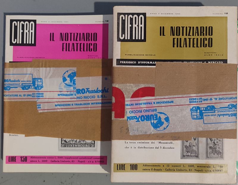 Collezione Riviste Filateliche, CIFRA, 1961-1964