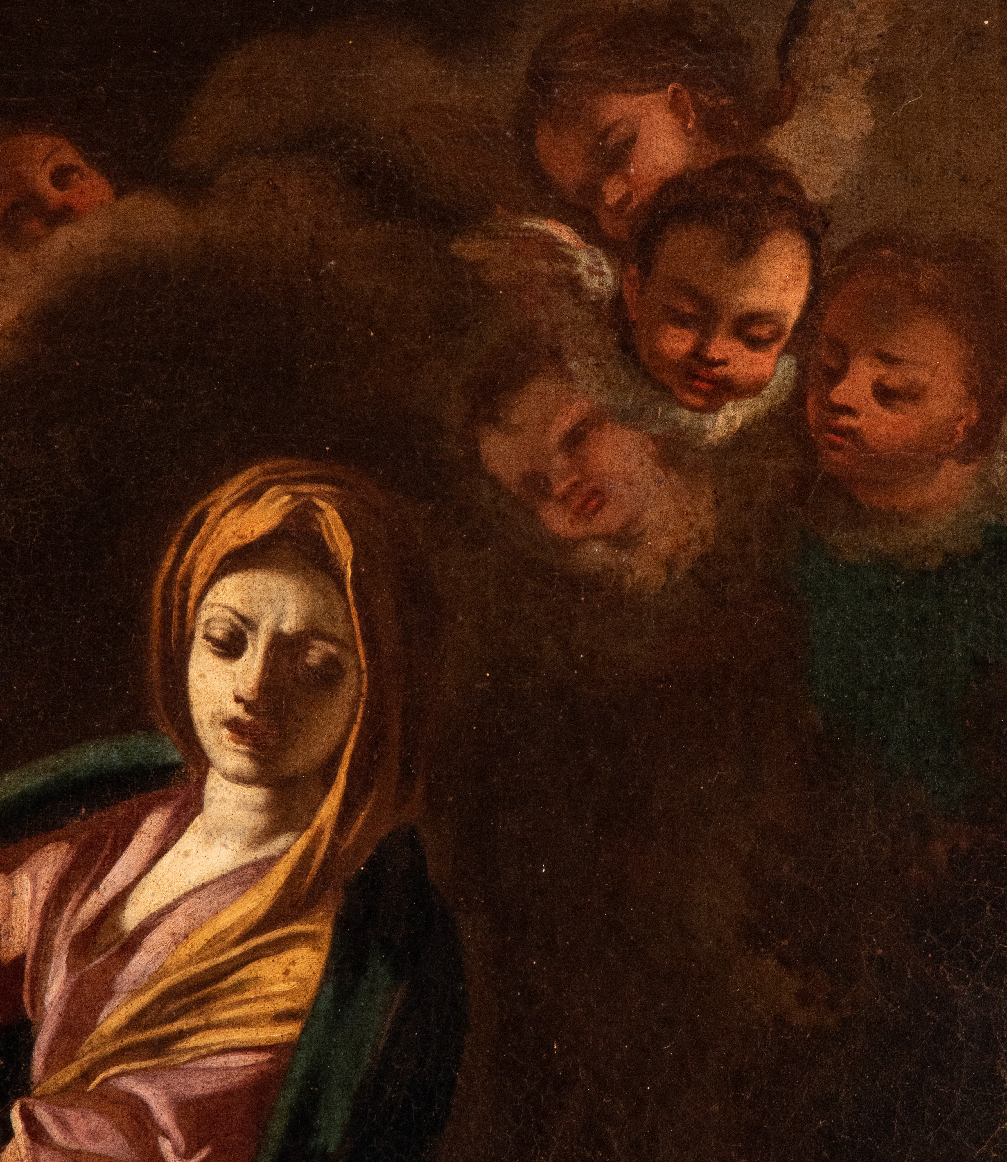 Artista Napoletano, XVIII Secolo - Autore sconosciuto, Compianto sul Cristo morto, olio su tela