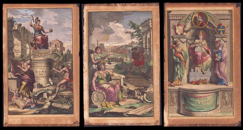 Lotto di tre frontespizi