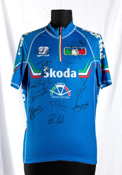 Ciclismo - Mondiali - Italia - Maglia Autografata