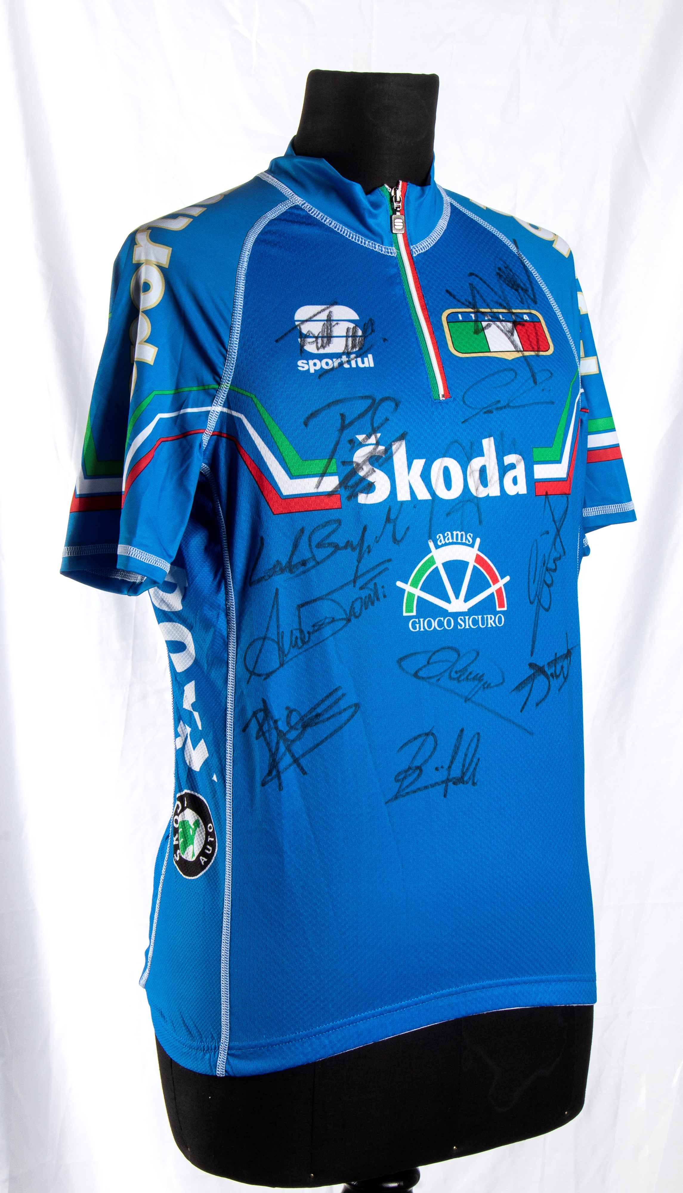 Ciclismo - Mondiali - Italia - Maglia Autografata