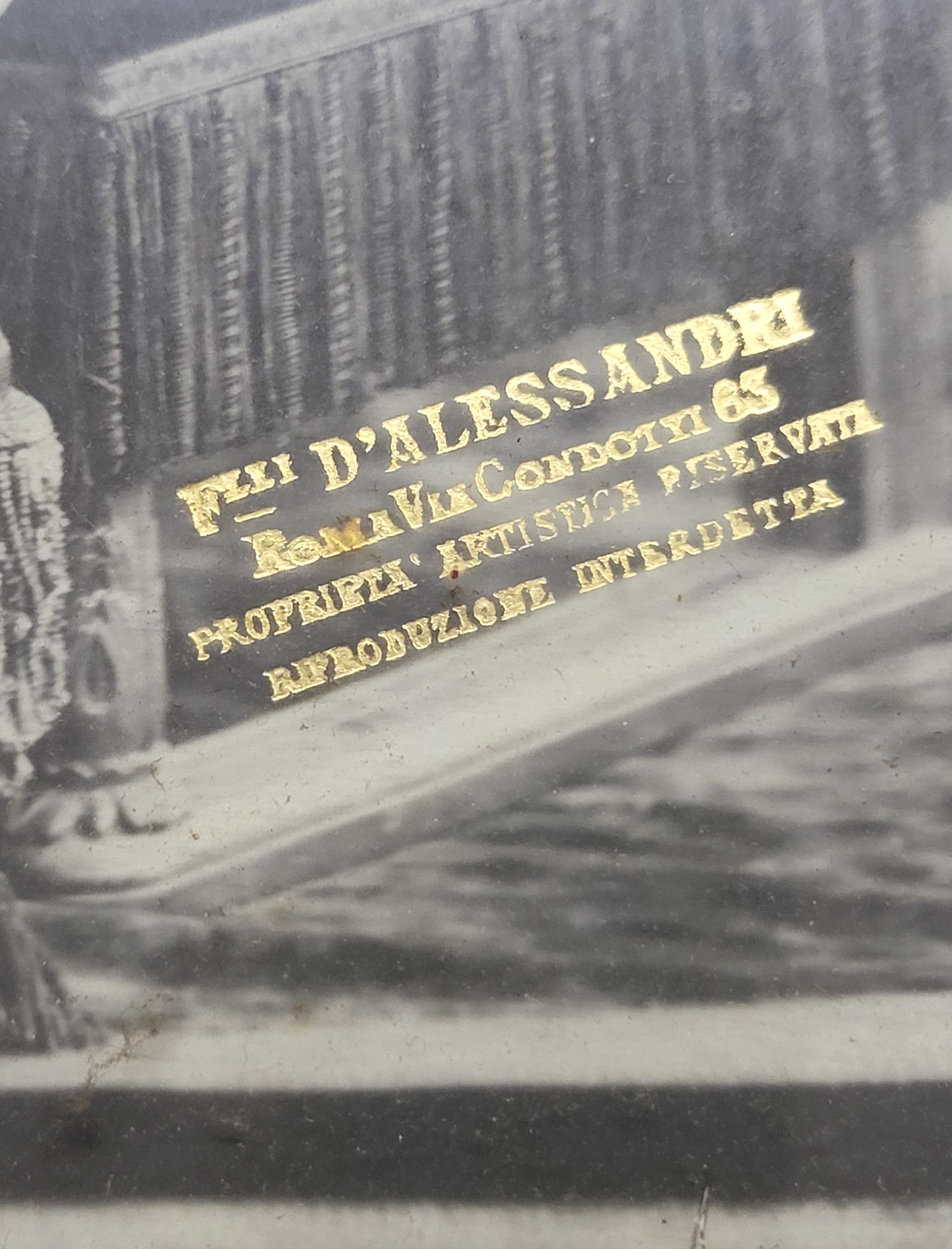 Pio X, Papa, fotografia autografata (testo in latino)