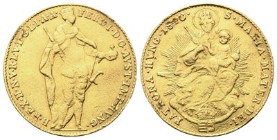Ferdinando I, Ducato 1840 (Ungheria), oro