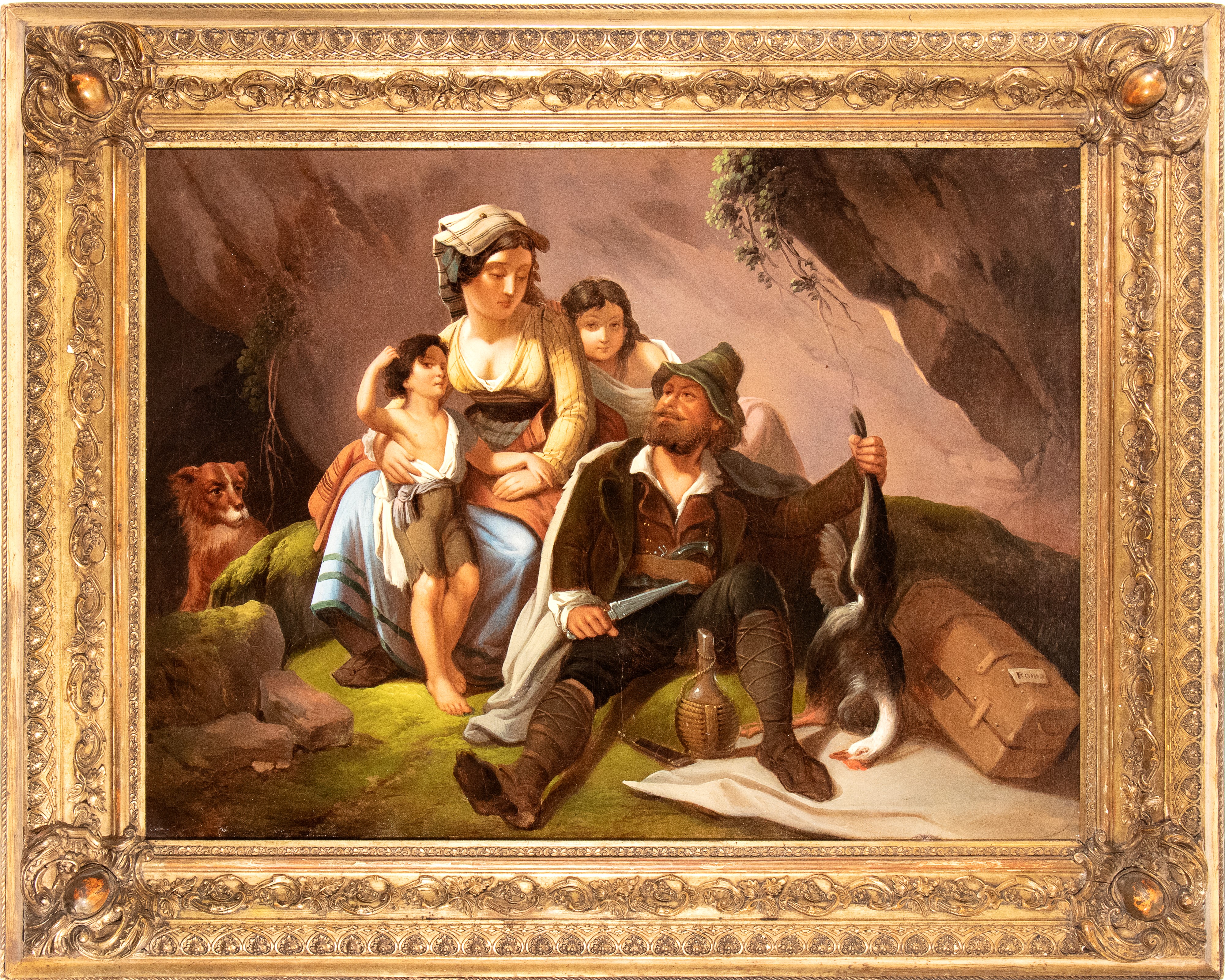 Famiglia al rientro a casa