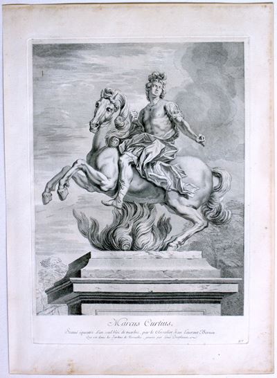 Marcus Curtius - Acquaforte