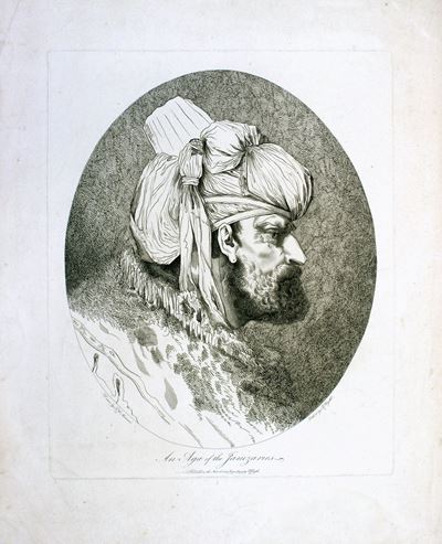 An Aga of the Janizaries, acquaforte del 1779