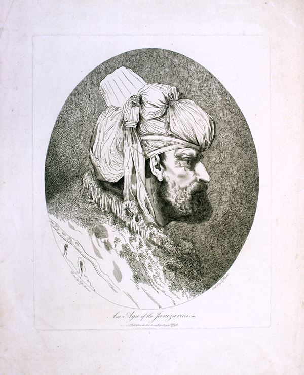 An Aga of the Janizaries, da John Hamilton Mortimer