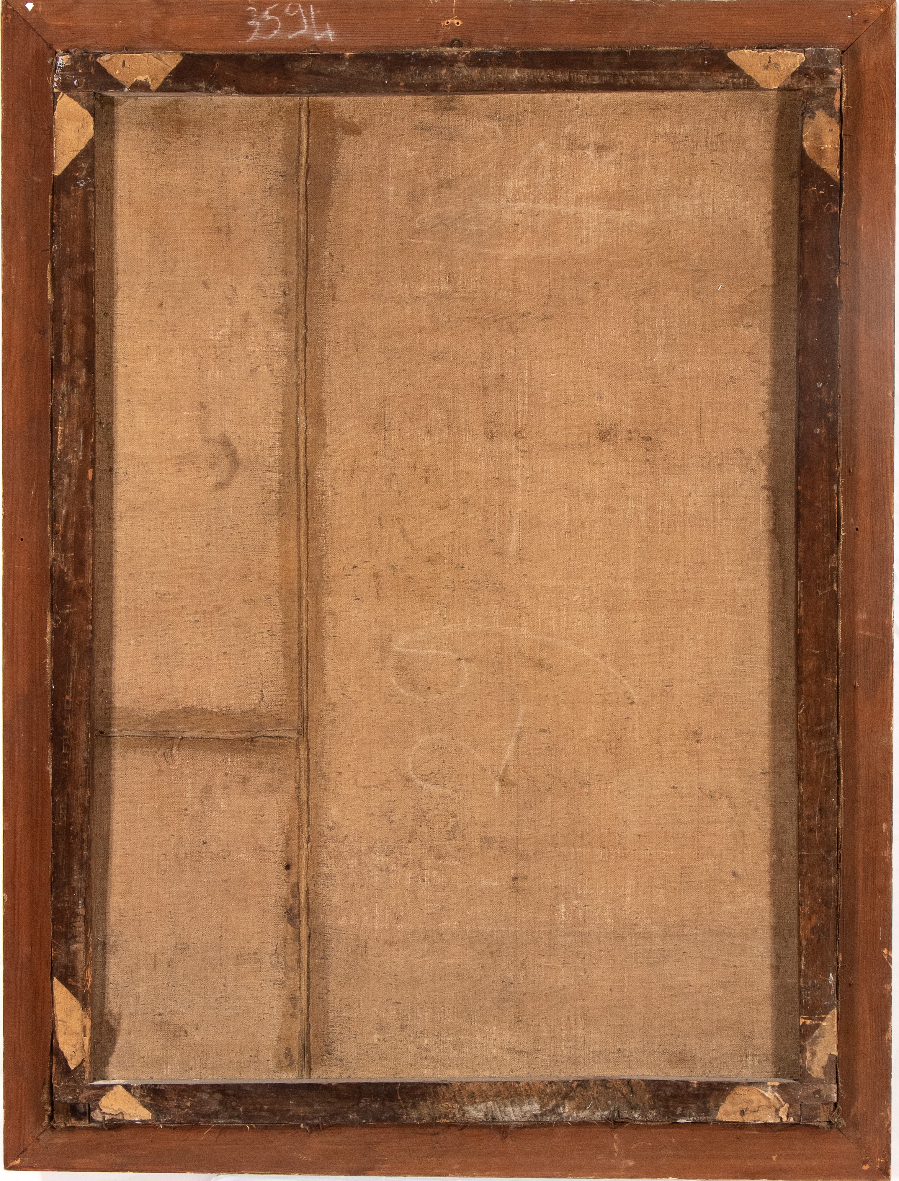 Artista Attivo a Roma, Prima Metà XVII Secolo - Ritratto del Cardinale Alberto Lambertini, olio s...