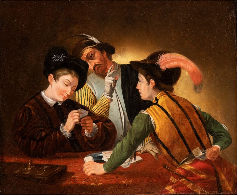 Michelangelo Merisi Detto il Caravaggio - Caravaggio, I Bari, olio su tela