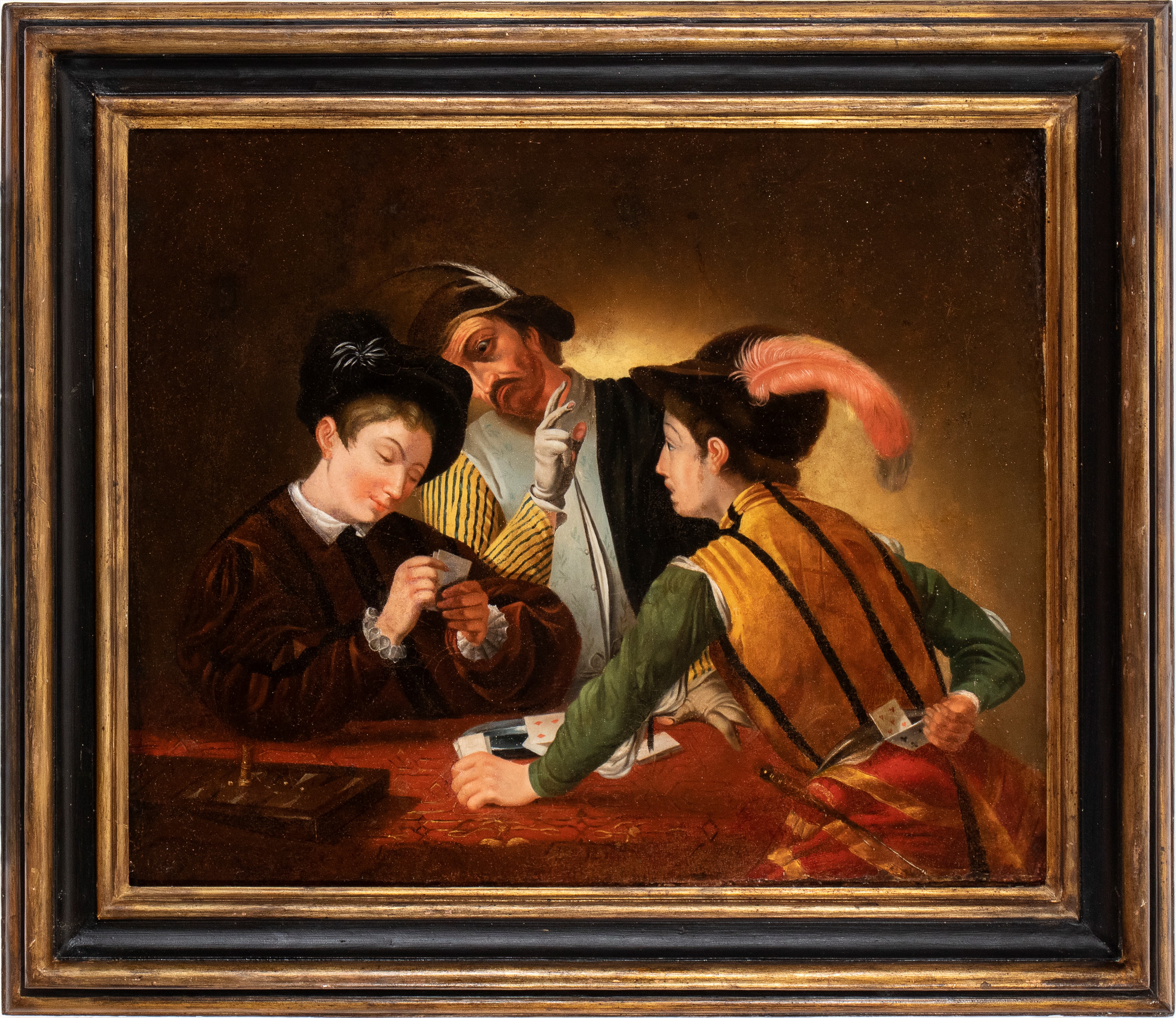Michelangelo Merisi Detto il Caravaggio - Caravaggio, I Bari, olio su tela