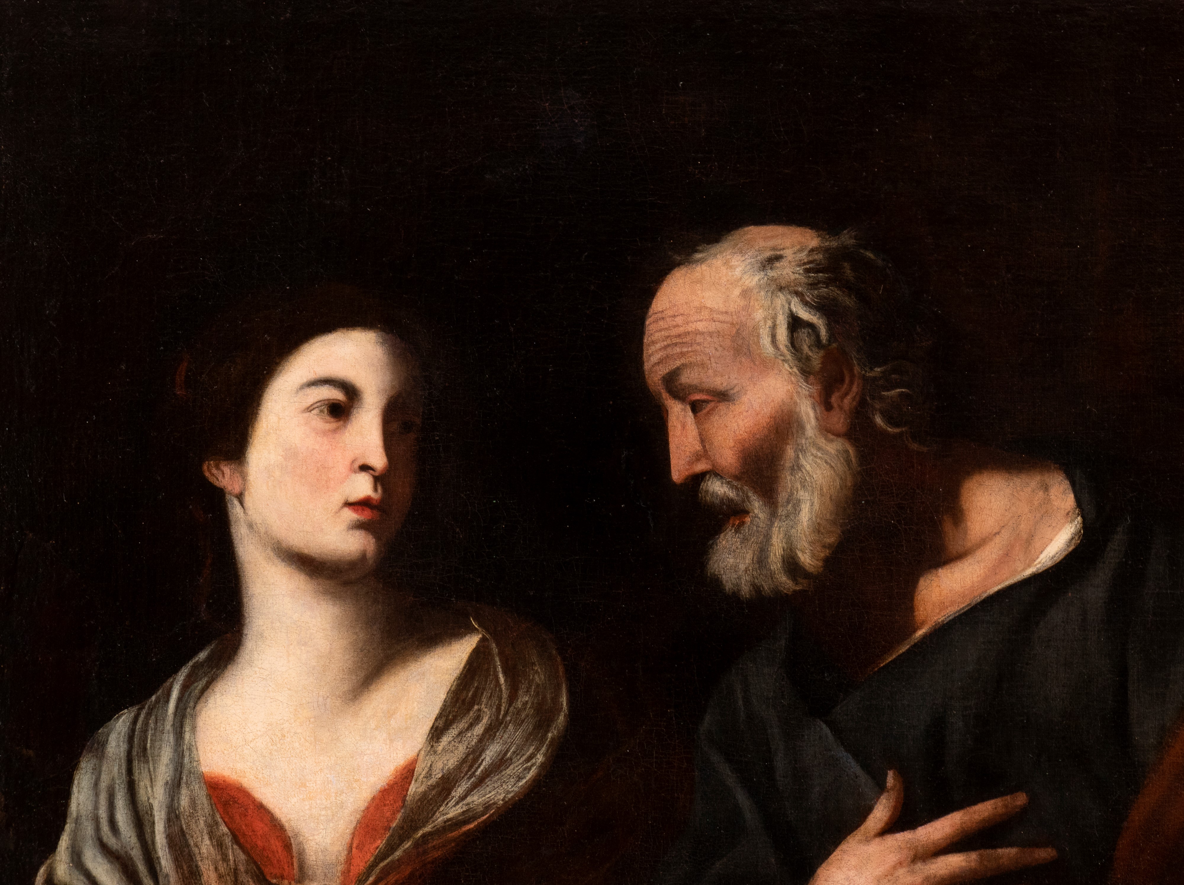 Pietro Novelli il Monrealese - San Pietro e Sant'Agata, olio su tela