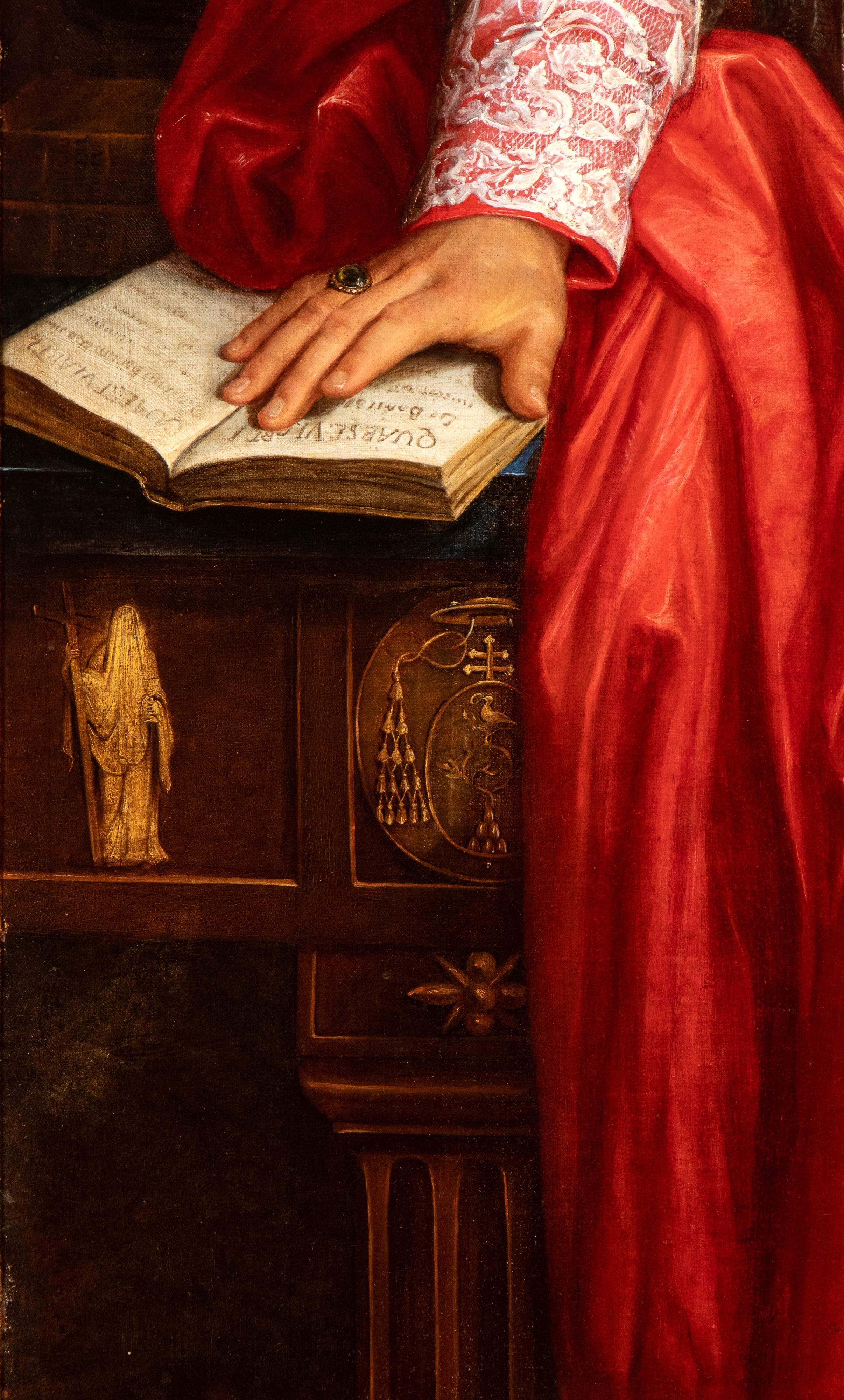 Vincenzo Camuccini - Ritratto del cardinal Francesco Bertazzoli, olio su tela