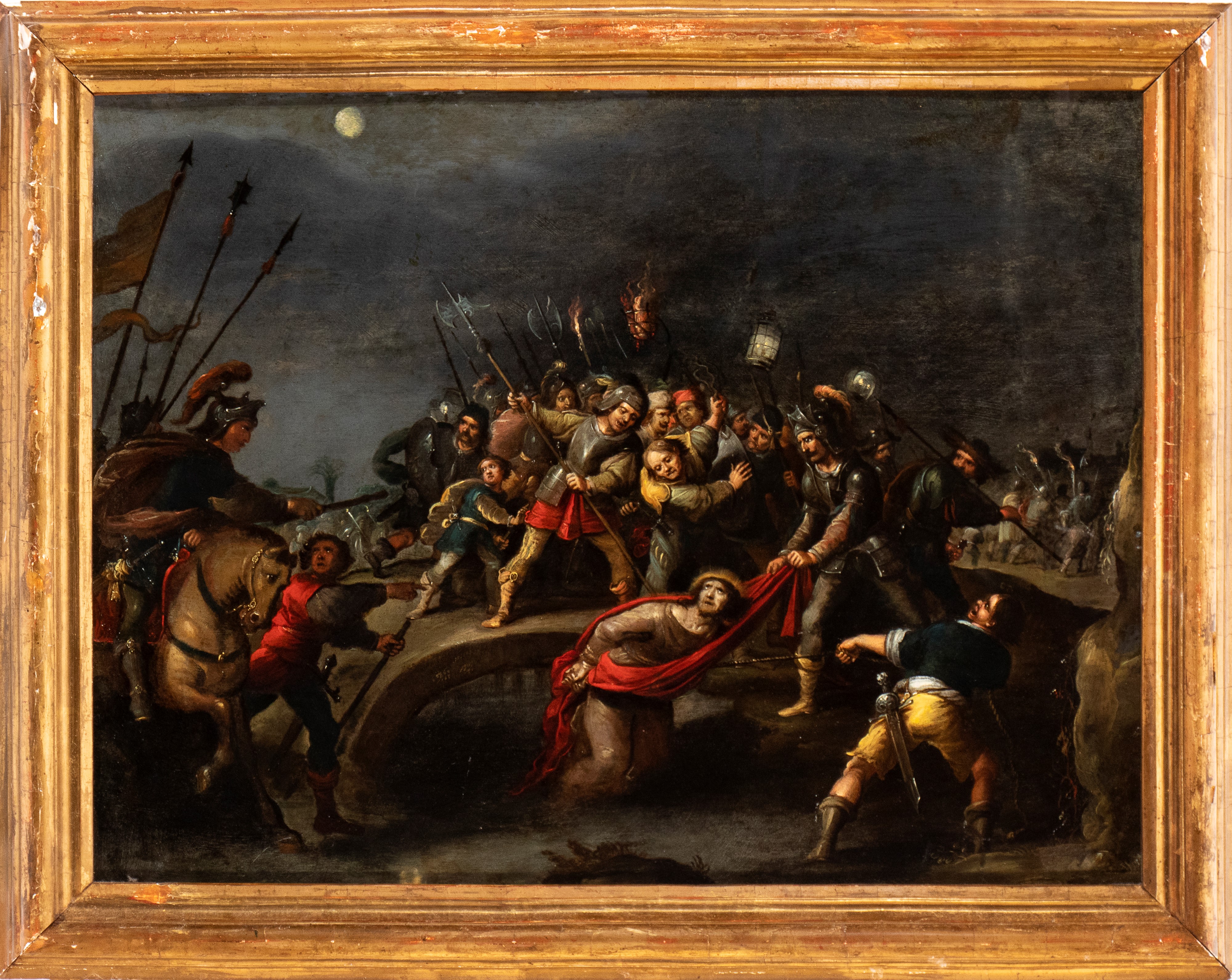 Frans Francken II - Cattura di Cristo, olio su rame